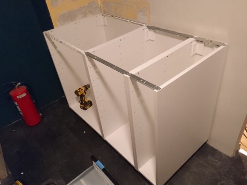 Oppstart montering av underskap